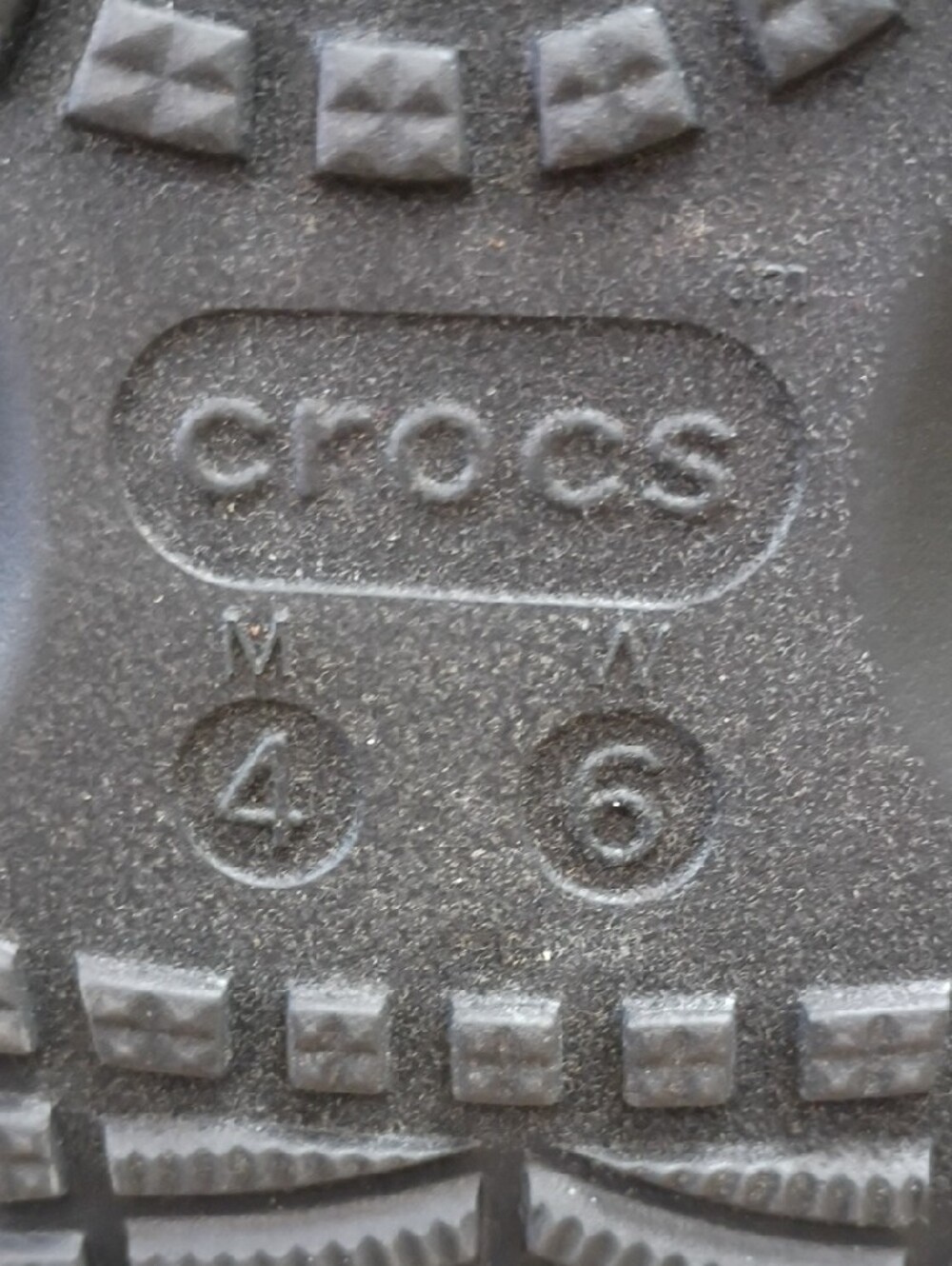 CROCS Womens Or Kids Suede-Look Clog Mules in Black - Picture 5 of 11